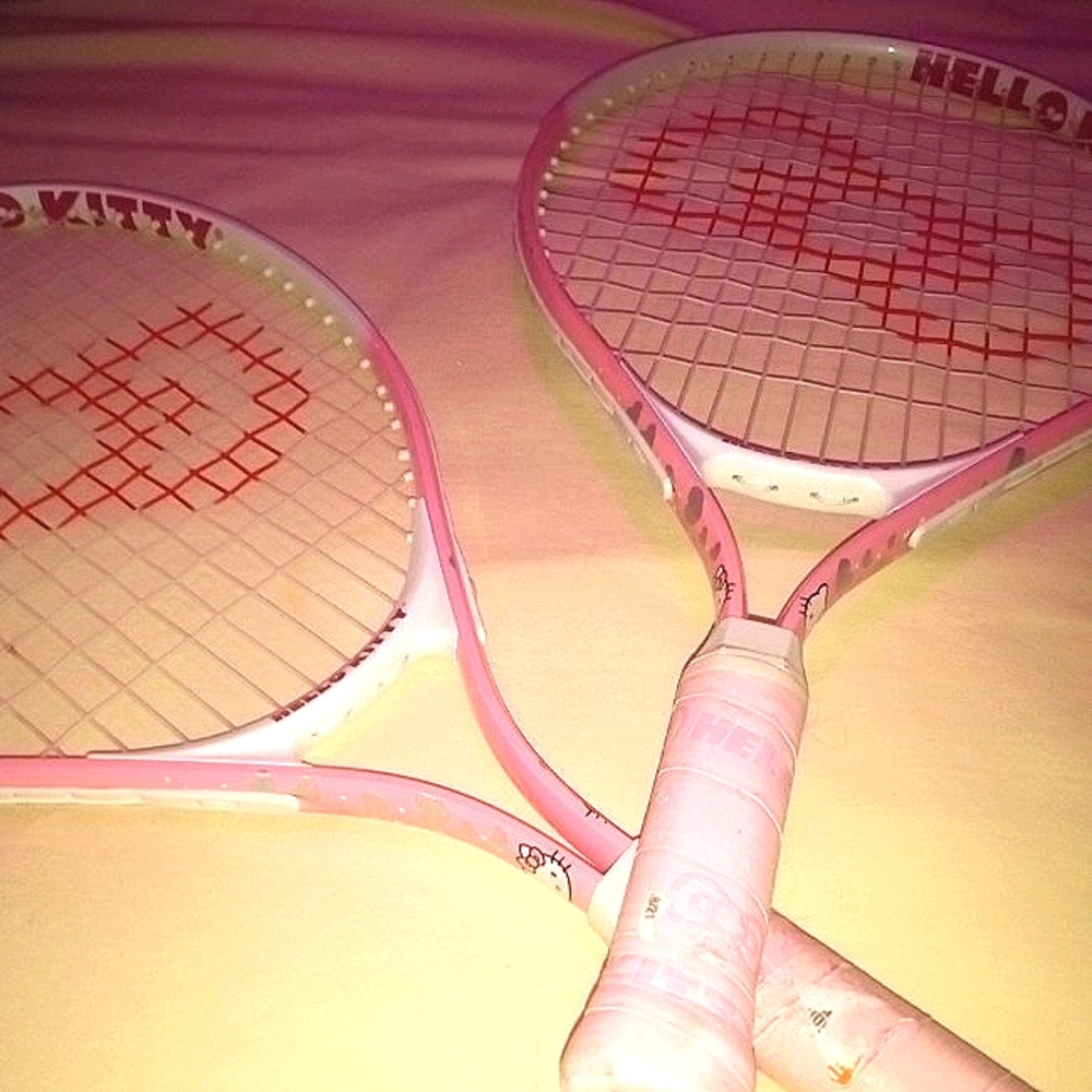 Hello Kitty tennis racket sets